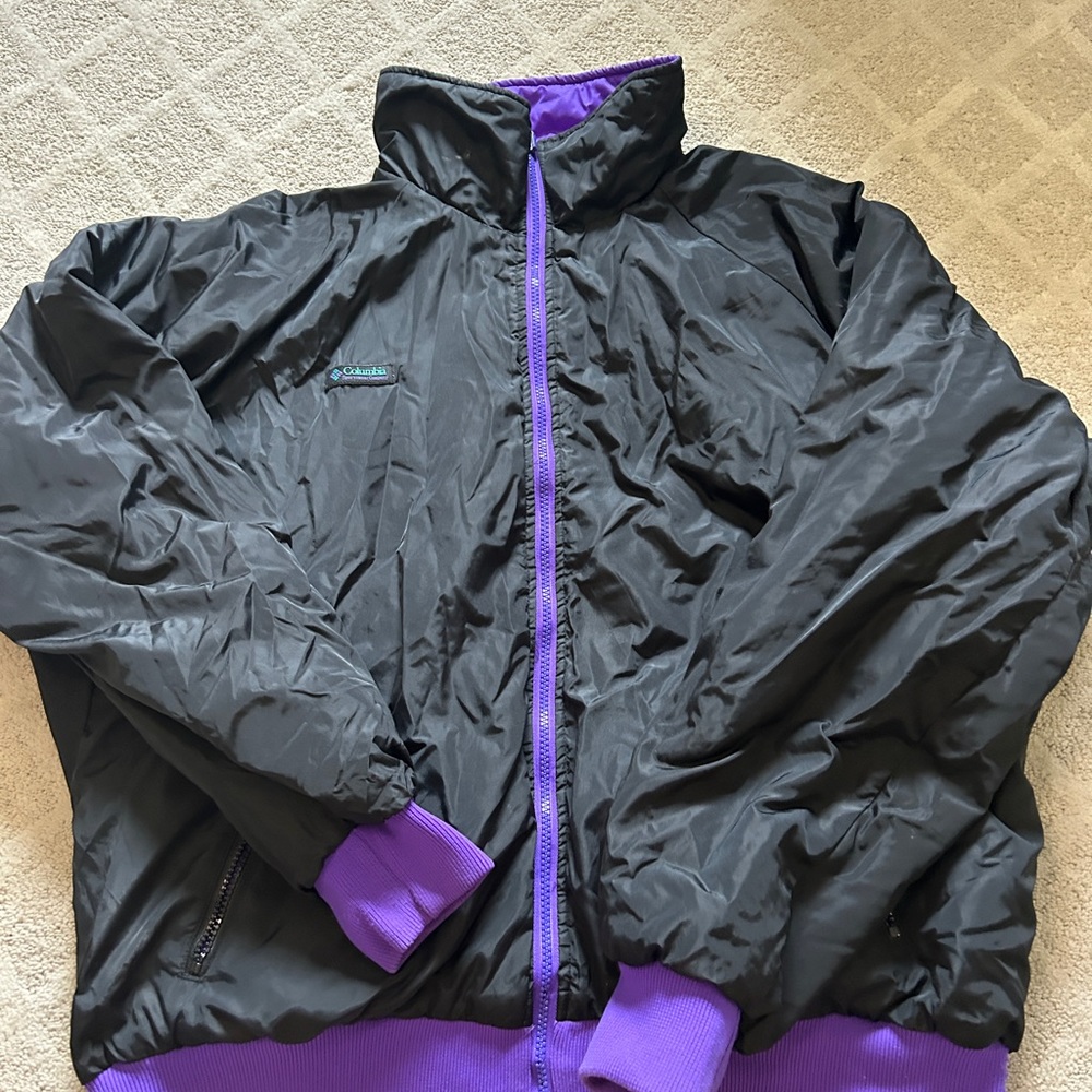 Vintage columbia reversible jacket